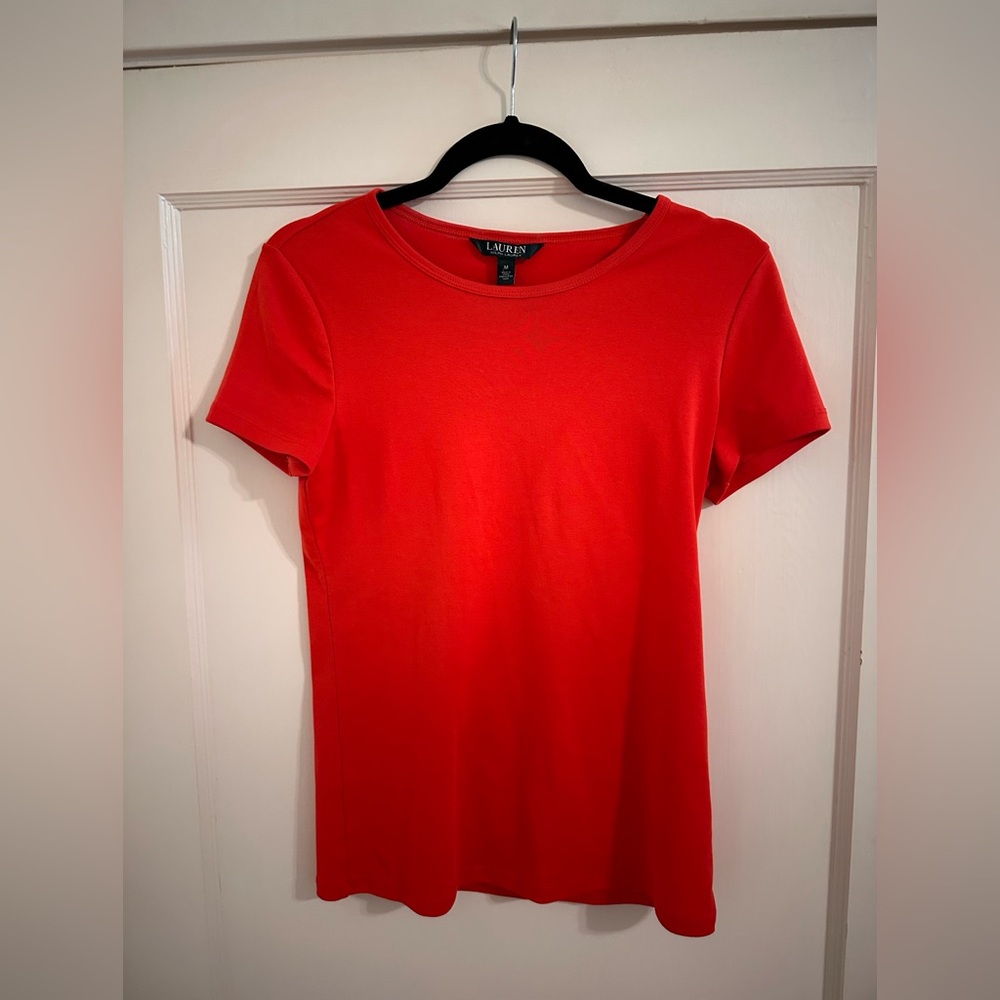 Ralph Lauren Vibrant Red Short Sleeve Tee